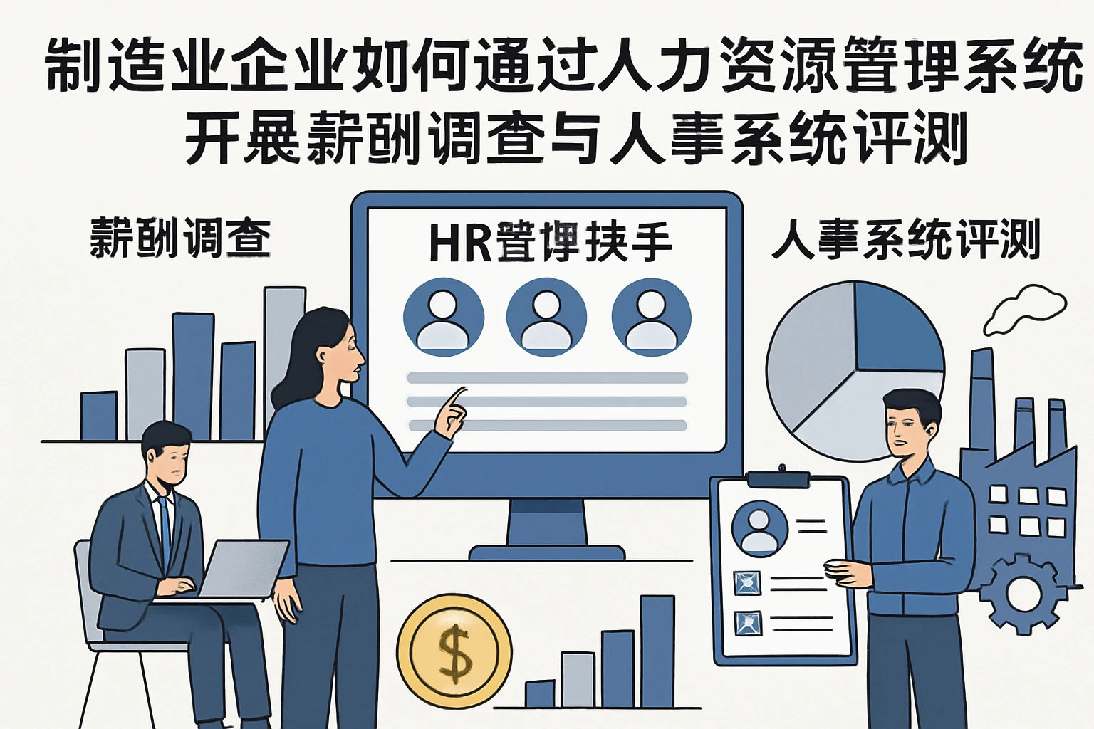 制造业企业如何通过人力资源管理系统开展薪酬调查与人事系统评测