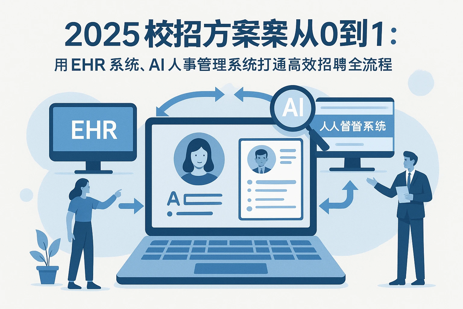 2025校招方案从0到1：用EHR系统、AI人事管理系统打通高效招聘全流程