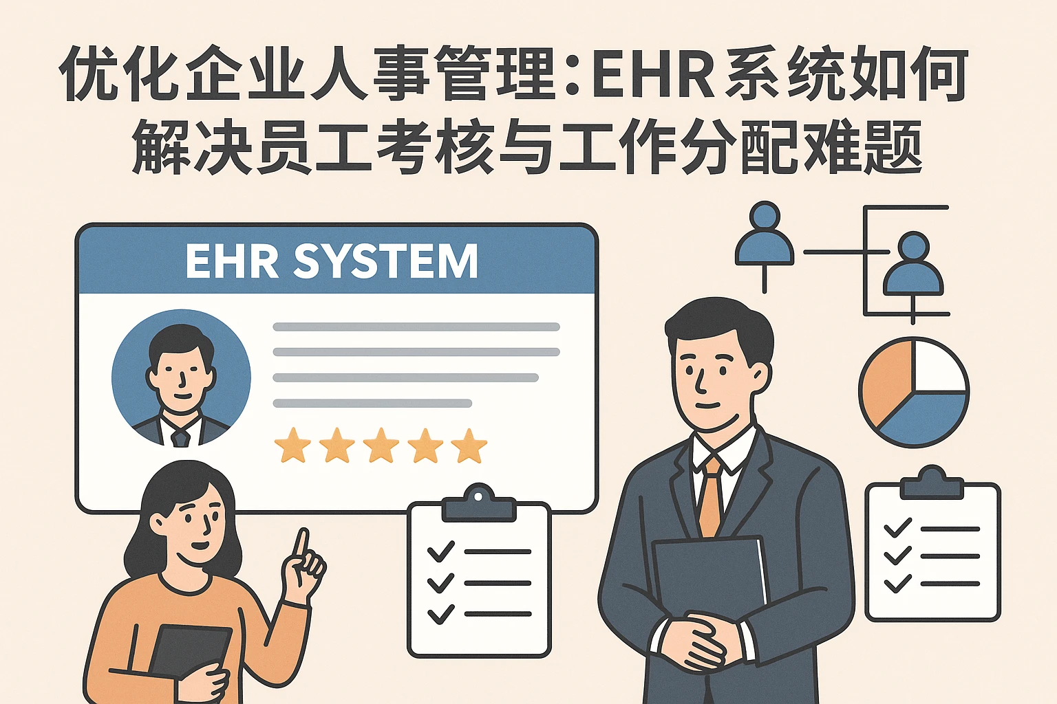 优化企业人事管理：EHR系统如何解决员工考核与工作分配难题