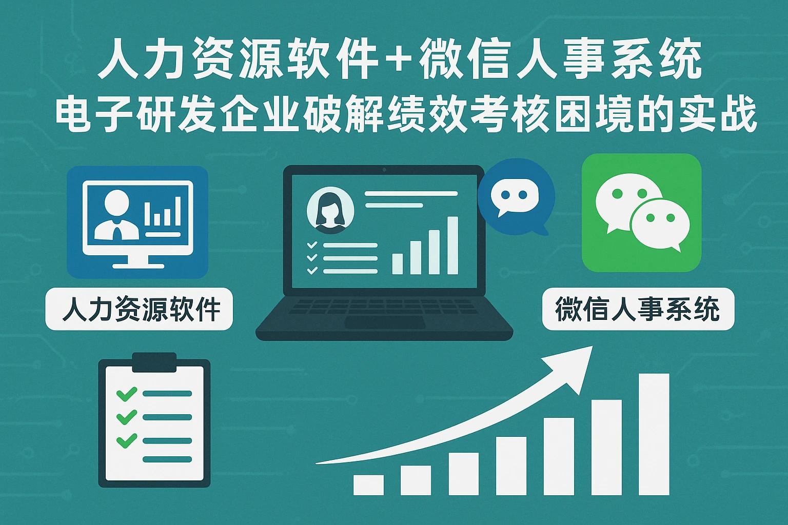 人力资源软件+微信人事系统:电子研发企业破解绩效考核困境的实战方案