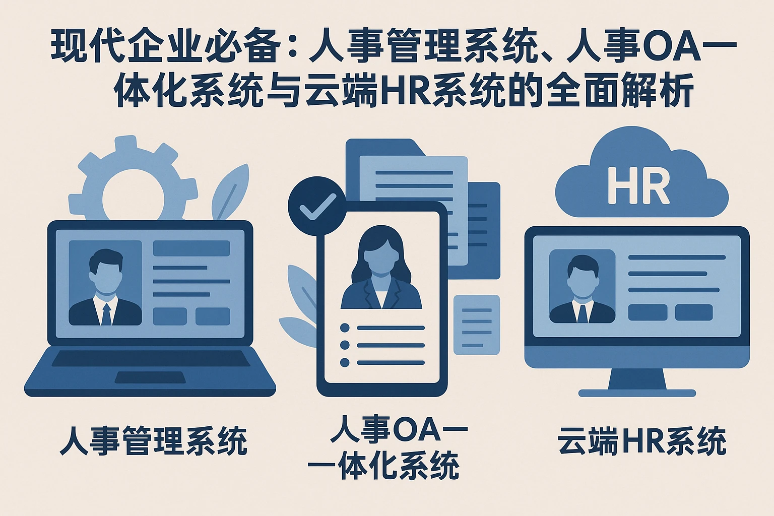 现代企业必备：人事管理系统、人事OA一体化系统与云端HR系统的全面解析
