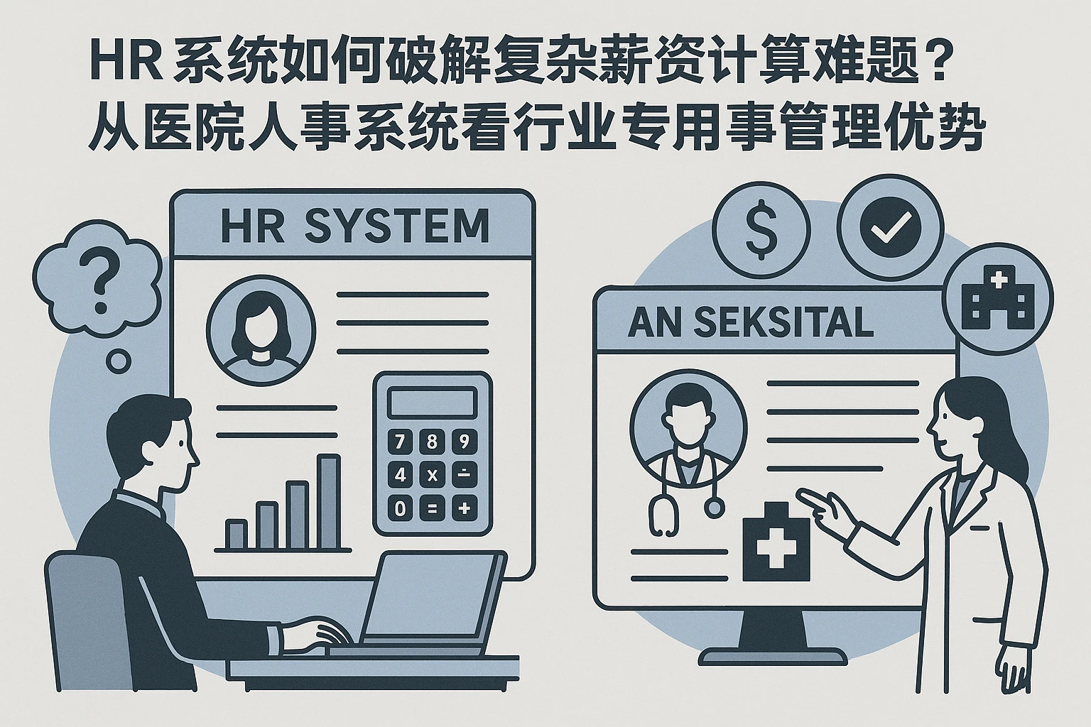 HR系统如何破解复杂薪资计算难题？从医院人事系统看行业专用人事管理的优势