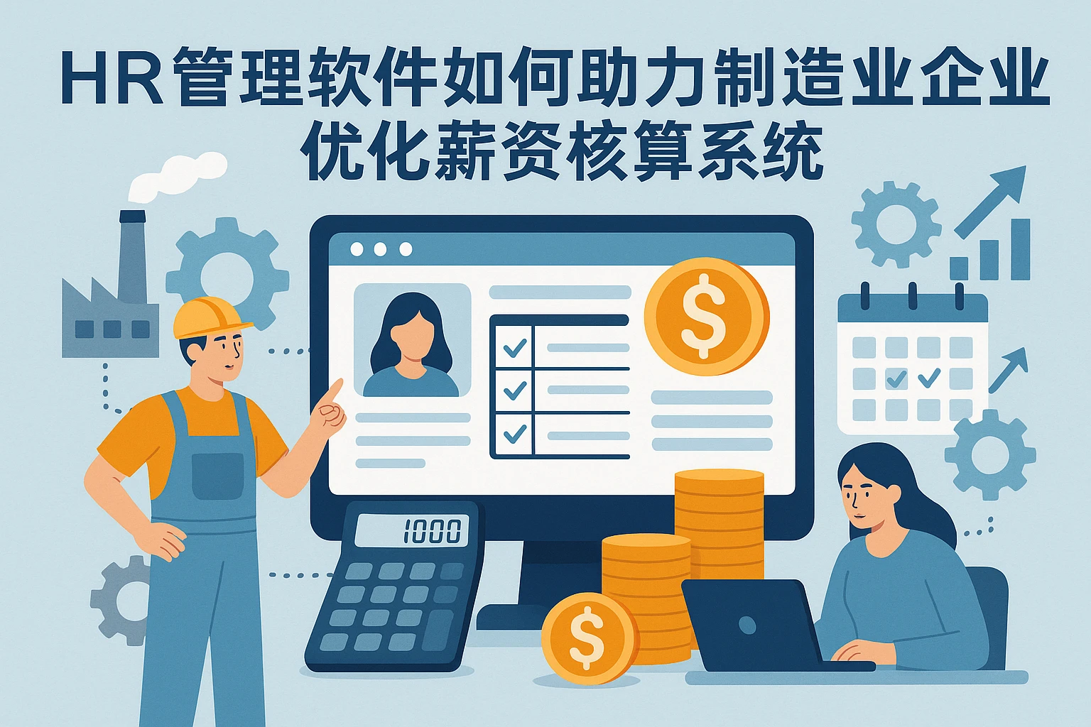 HR管理软件如何助力制造业企业优化薪资核算系统