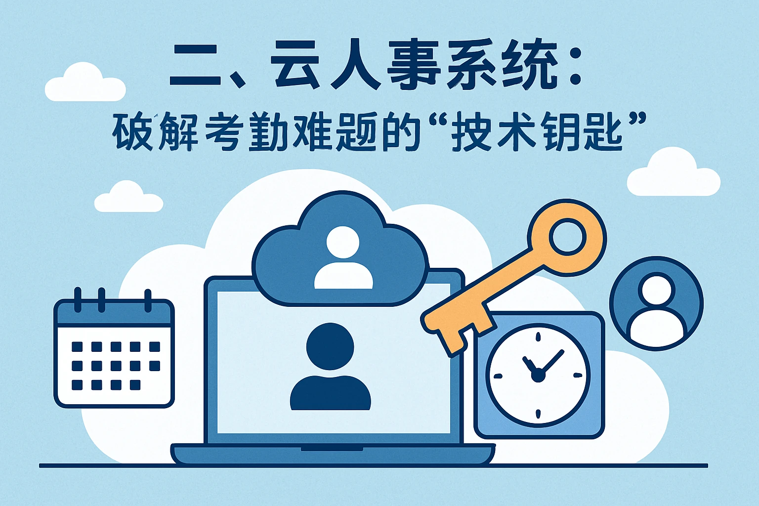 二、云人事系统：破解考勤难题的“技术钥匙”
