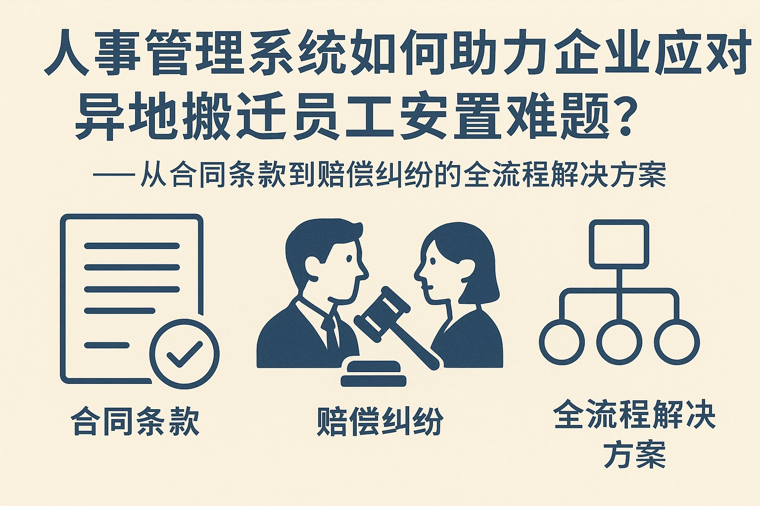 人事管理系统如何助力企业应对异地搬迁员工安置难题？——从合同条款到赔偿纠纷的全流程解决方案