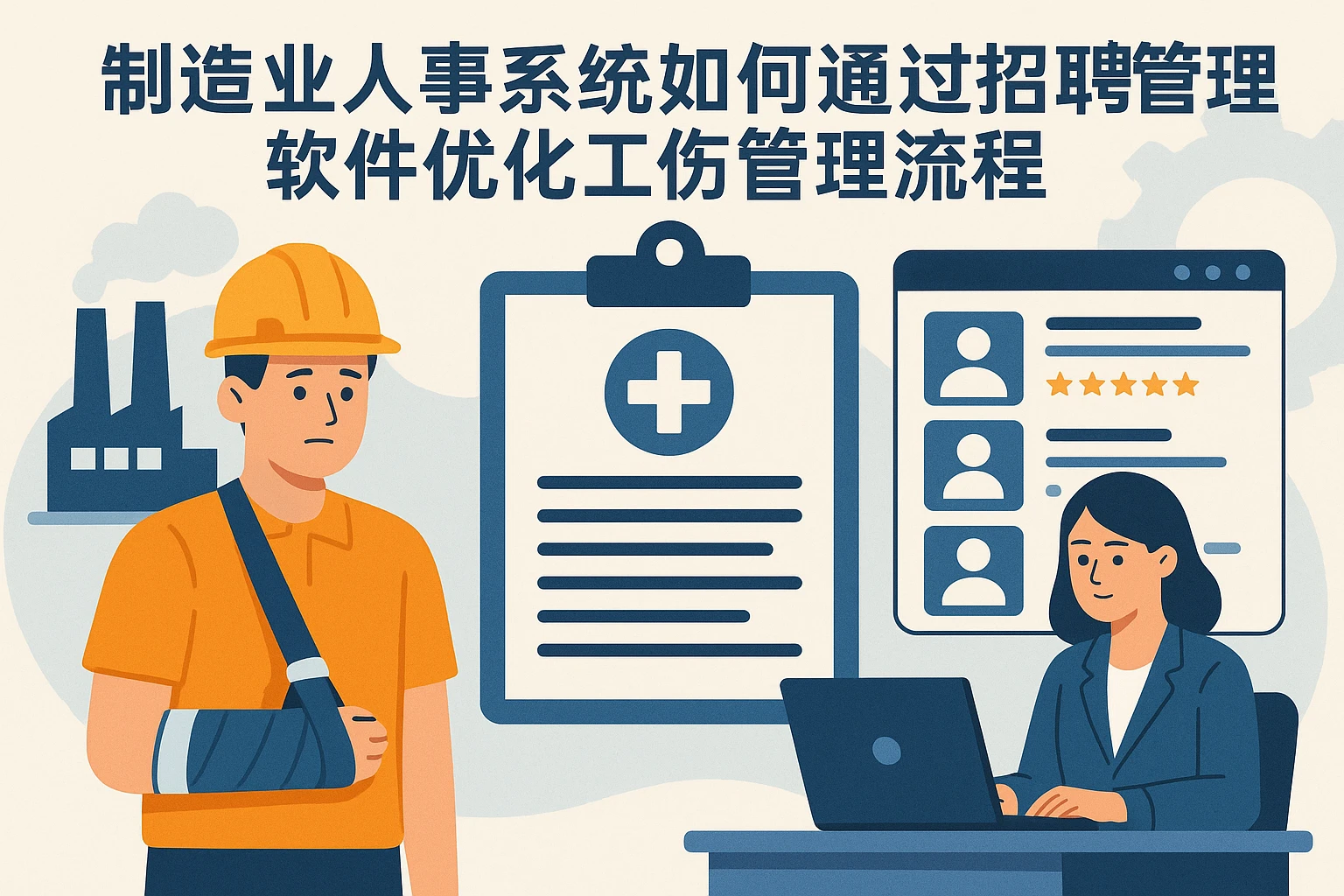 制造业人事系统如何通过招聘管理软件优化工伤管理流程