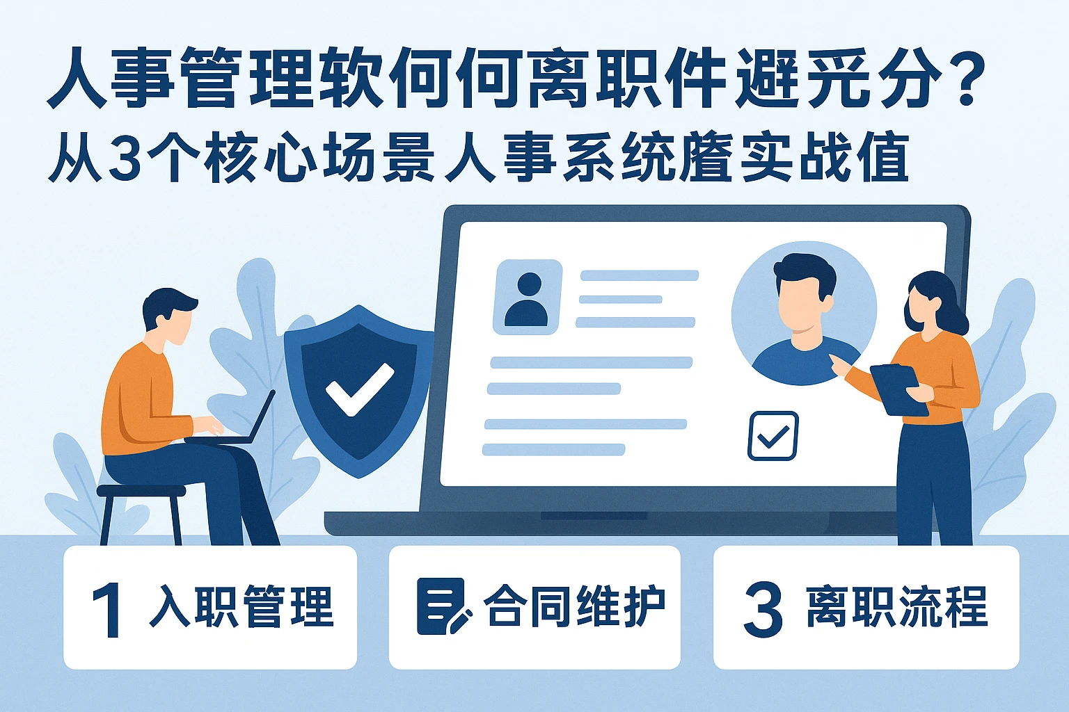 人事管理软件如何规避离职纠纷？从3个核心场景看人事系统的实战价值