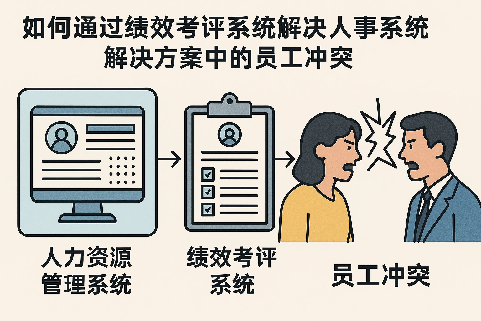 人力资源管理系统如何通过绩效考评系统解决人事系统解决方案中的员工冲突