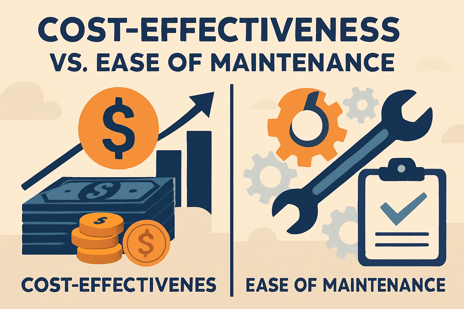 成本效益与维护便利