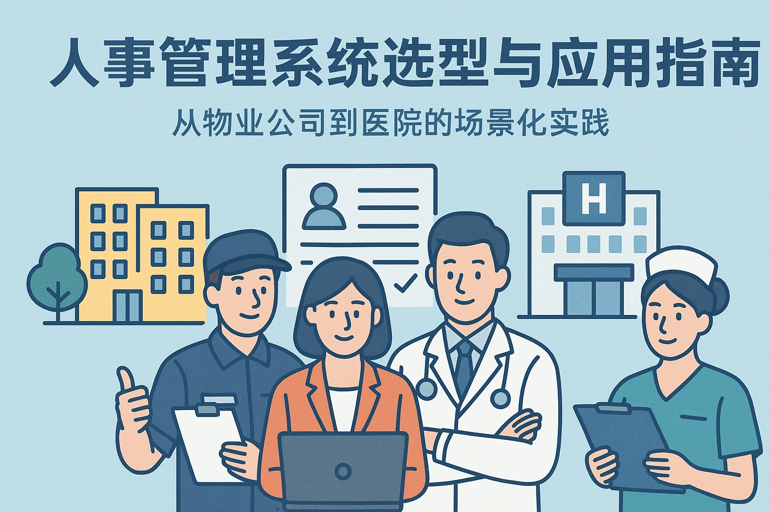 人事管理系统选型与应用指南：从物业公司到医院的场景化实践