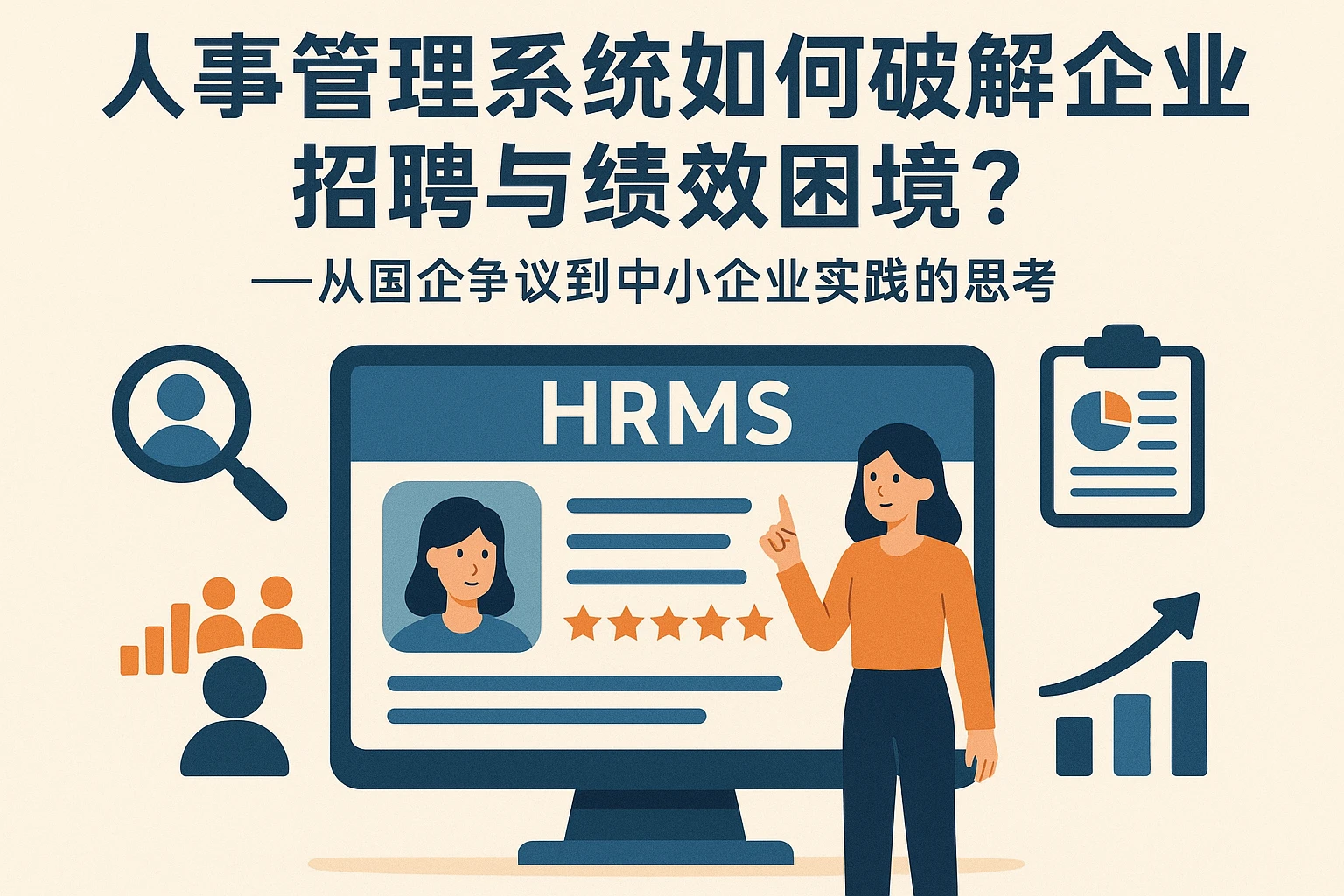 人事管理系统如何破解企业招聘与绩效困境？——从国企争议到中小企业实践的思考