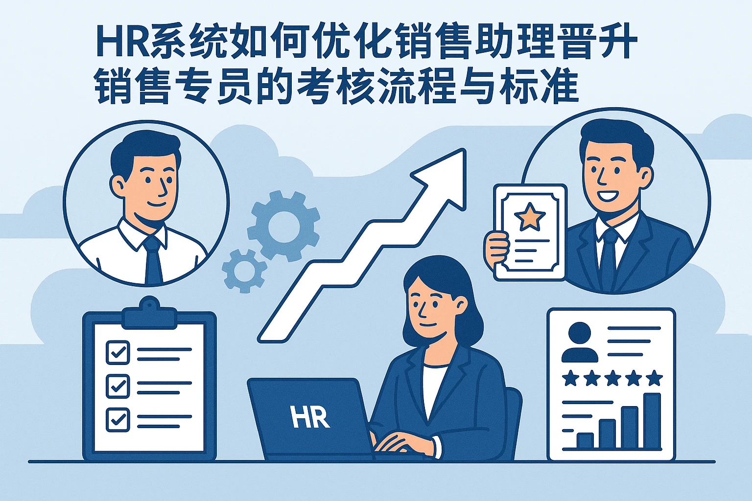 HR系统如何优化销售助理晋升销售专员的考核流程与标准