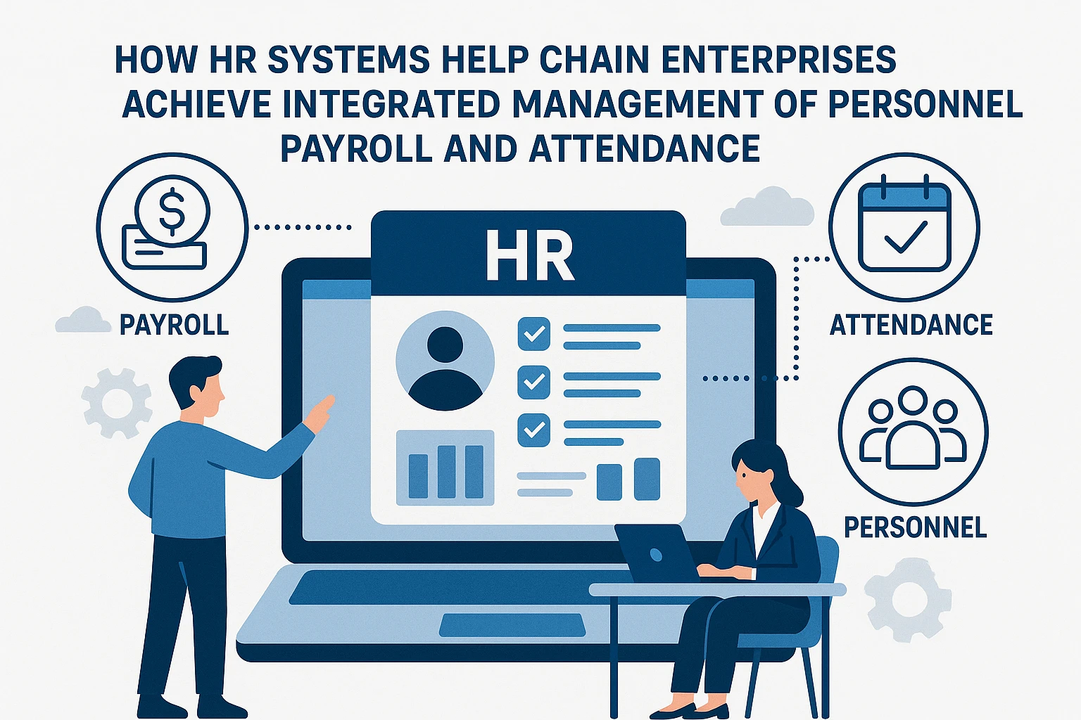 人力资源系统如何助力连锁企业实现人事工资考勤一体化管理