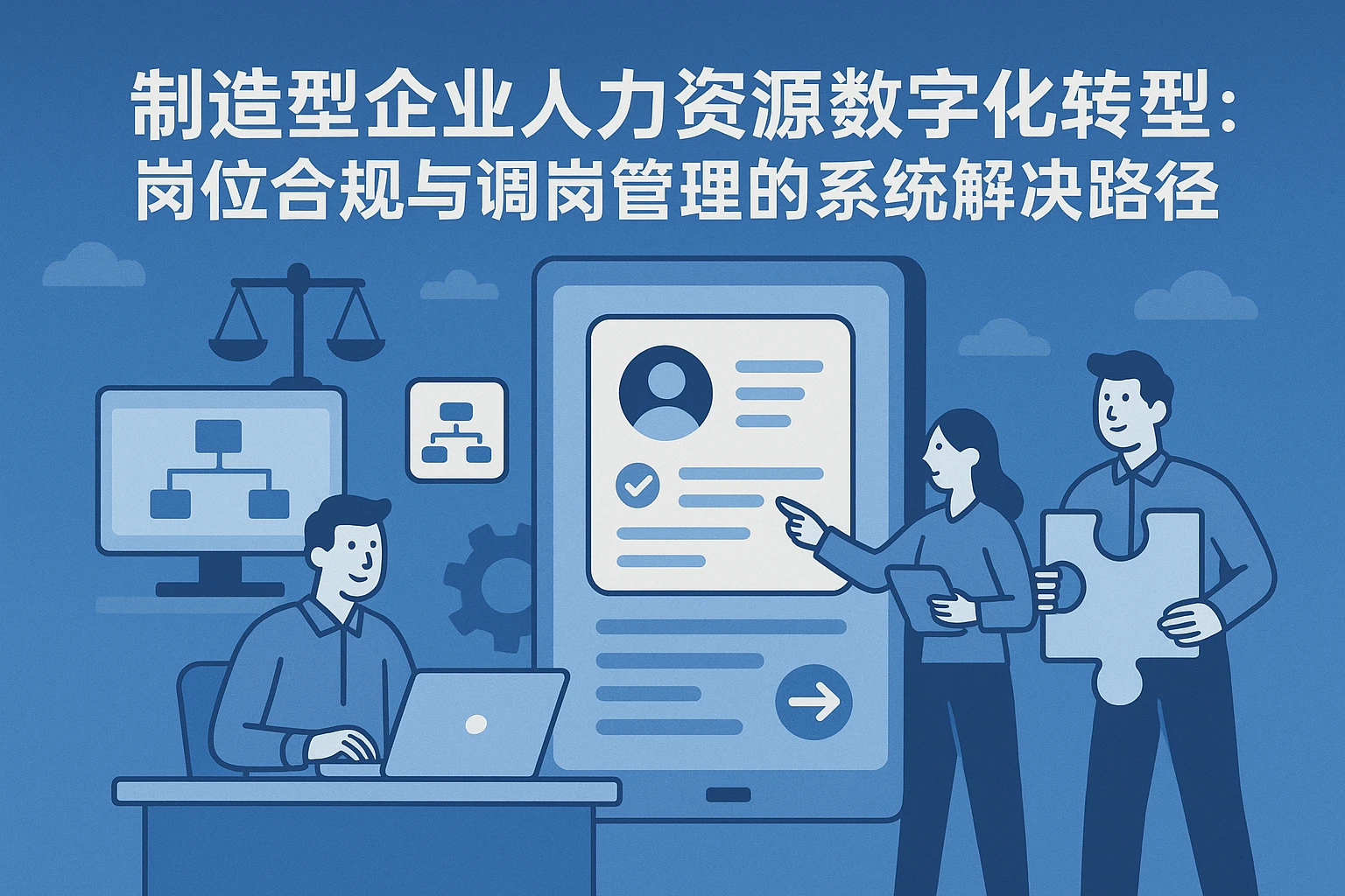 制造型企业人力资源数字化转型：岗位合规与调岗管理的系统解决路径