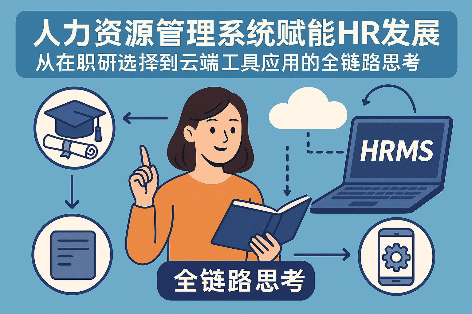 人力资源管理系统赋能HR发展：从在职研选择到云端工具应用的全链路思考