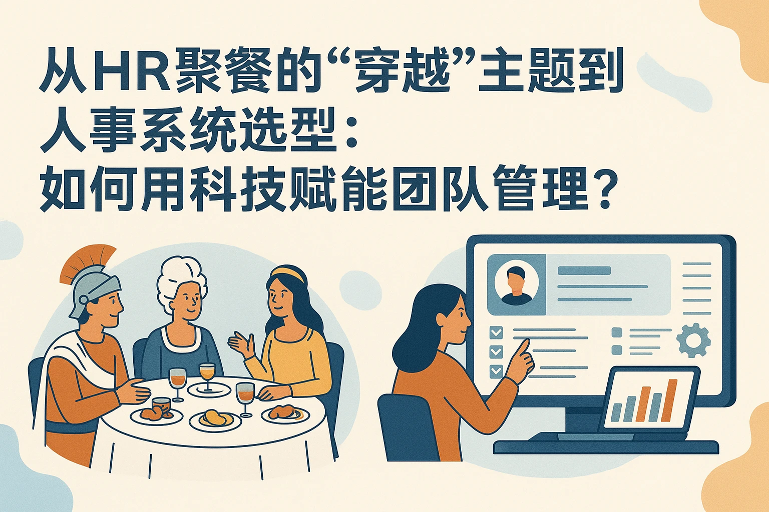 从HR聚餐的“穿越”主题到人事系统选型:如何用科技赋能团队管理?
