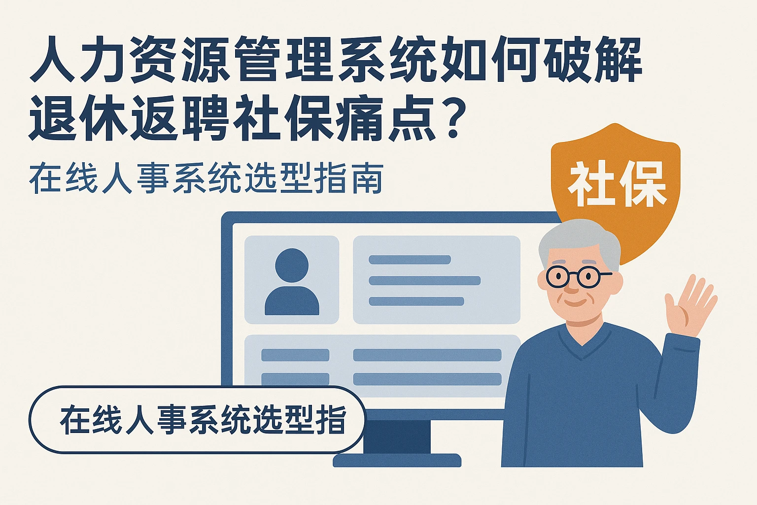 人力资源管理系统如何破解退休返聘社保痛点？在线人事系统选型指南