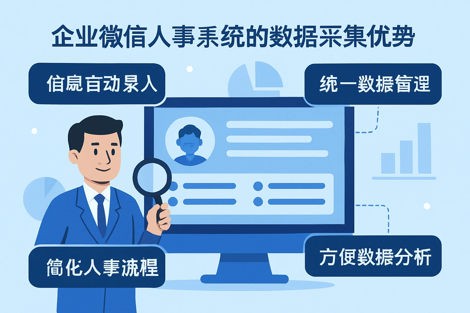 企业微信人事系统的数据采集优势