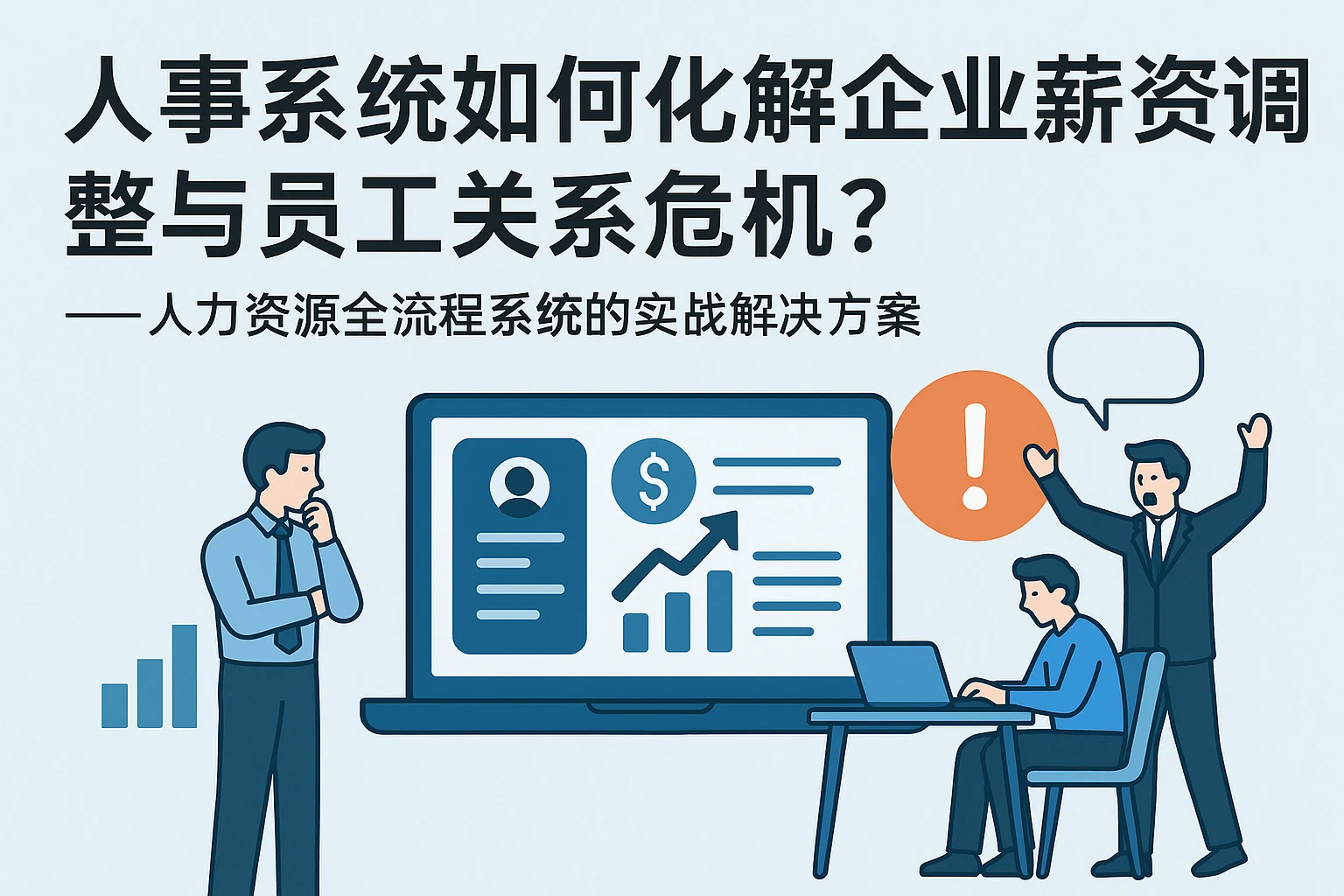人事系统如何化解企业薪资调整与员工关系危机?——人力资源全流程系统的实战解决方案