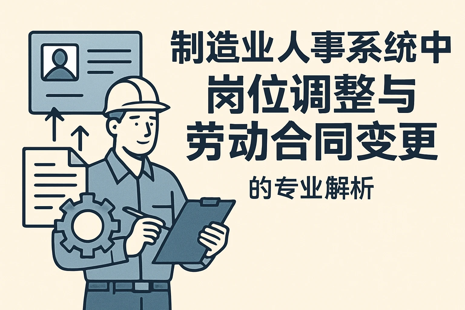 制造业人事系统中岗位调整与劳动合同变更的专业解析
