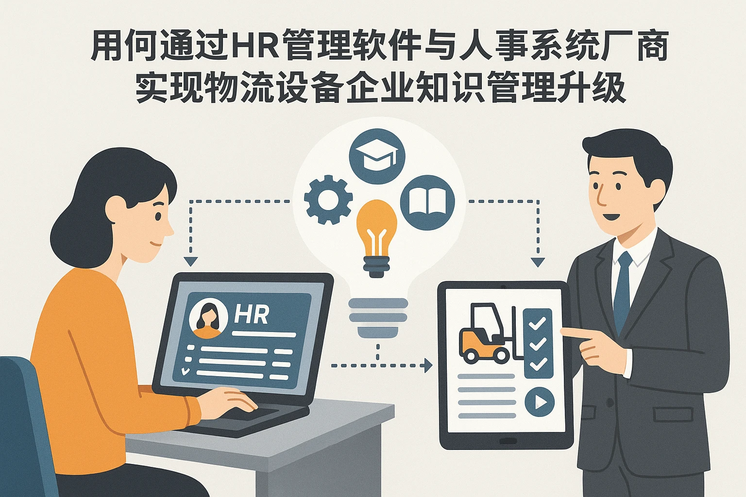 如何通过HR管理软件与人事系统厂商实现物流设备企业的知识管理升级