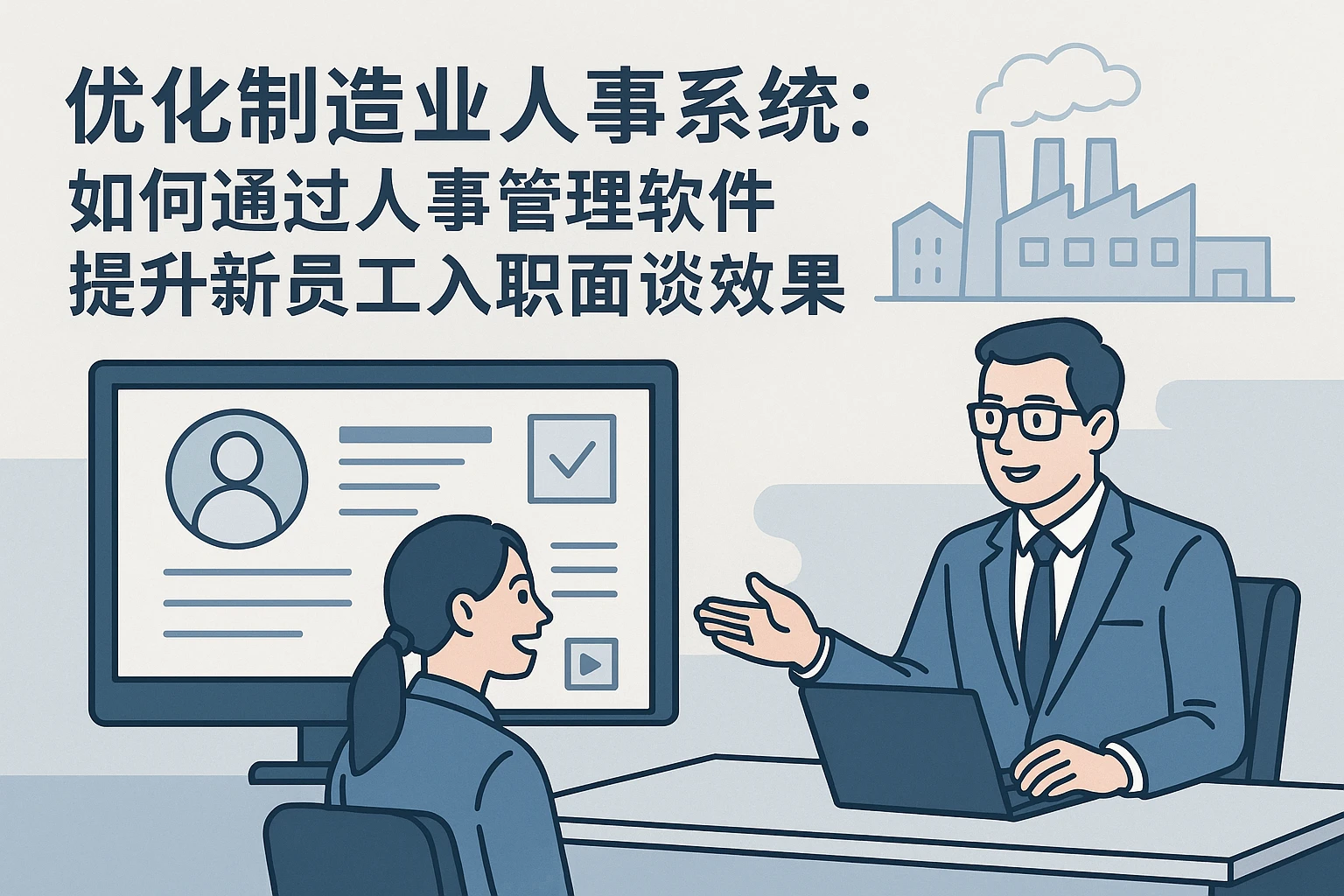 优化制造业人事系统:如何通过人事管理软件提升新员工入职面谈效果