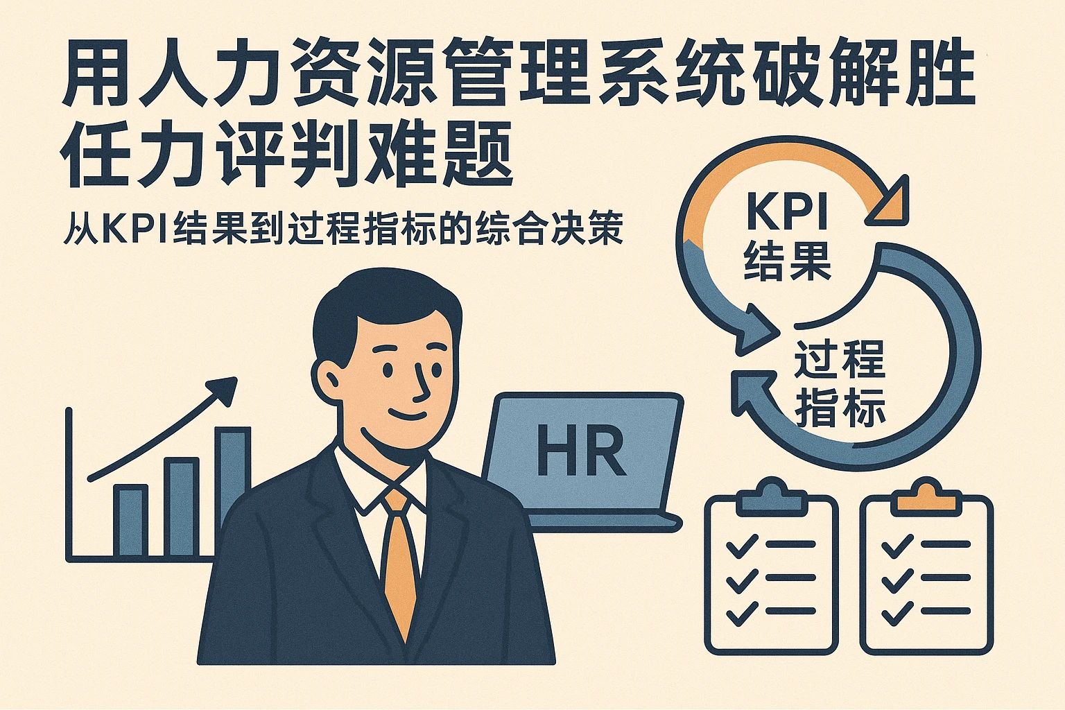 用人力资源管理系统破解胜任力评判难题：从KPI结果到过程指标的综合决策