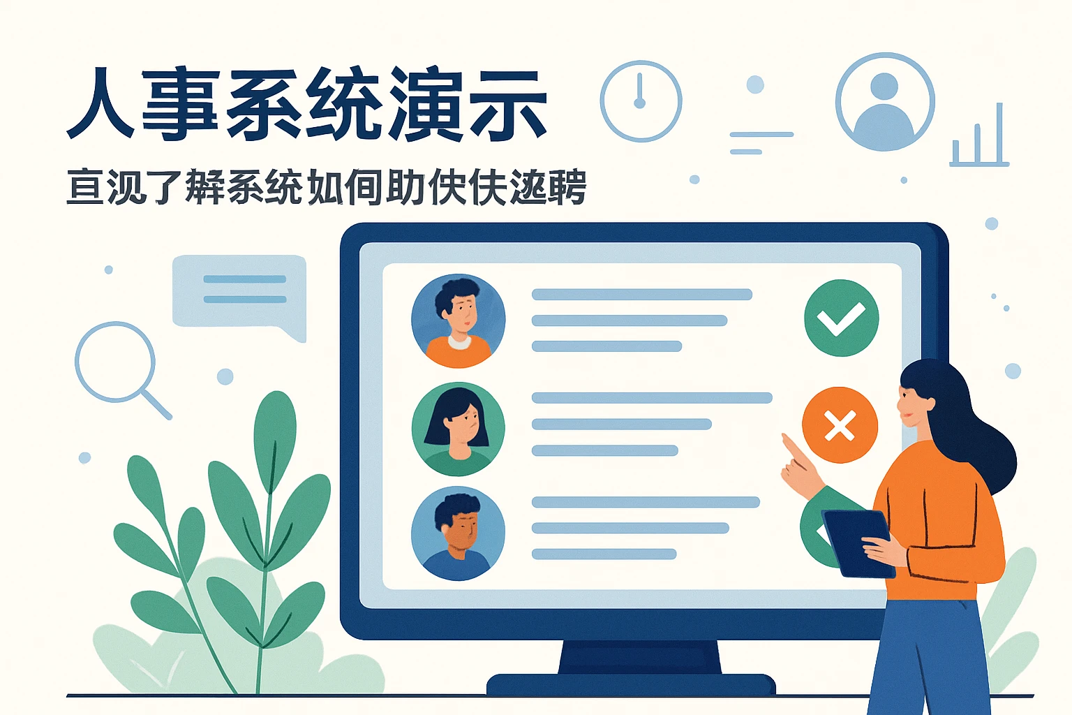 人事系统演示：直观了解系统如何助力快速招聘