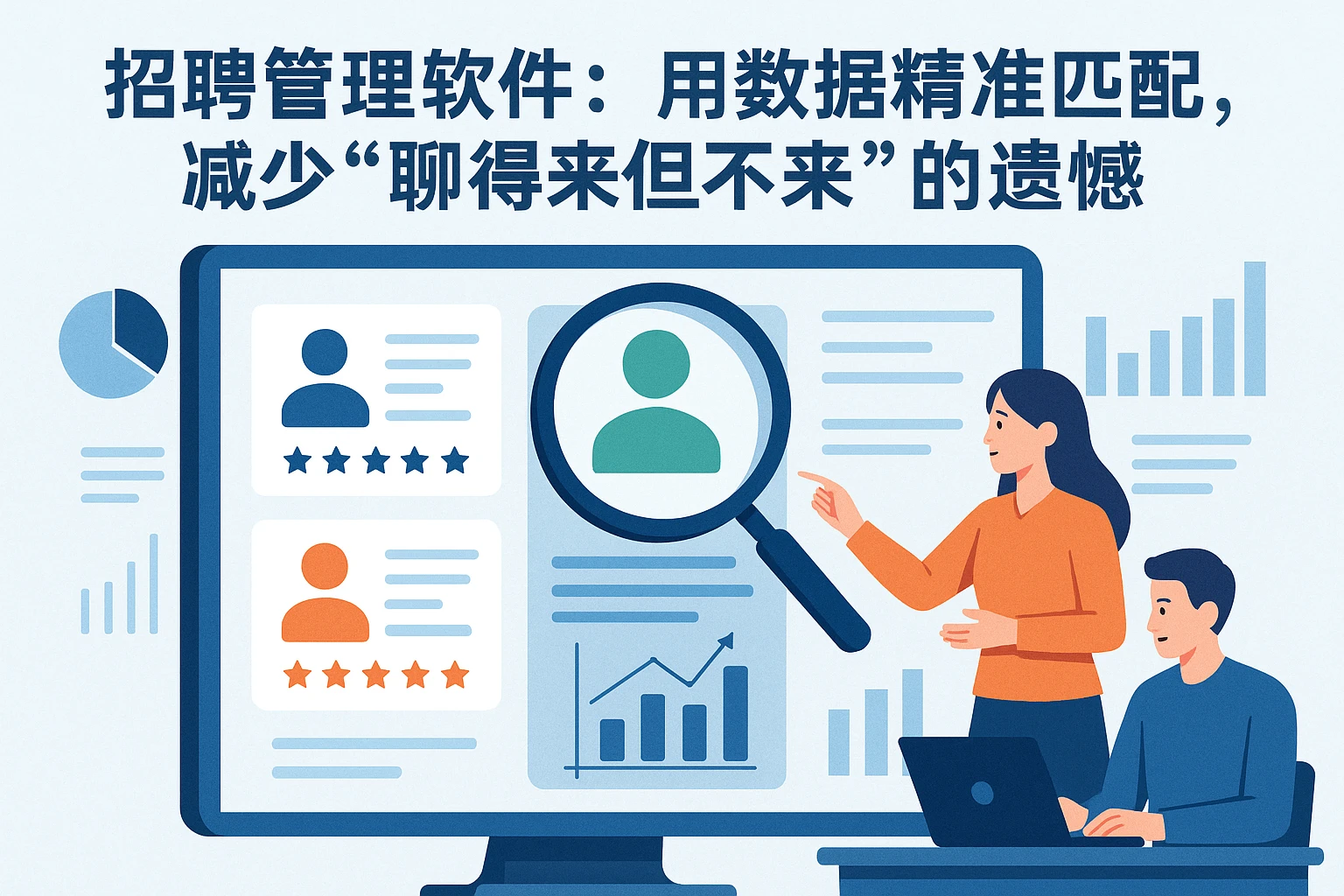 1. 招聘管理软件:用数据精准匹配,减少“聊得来但不来”的遗憾