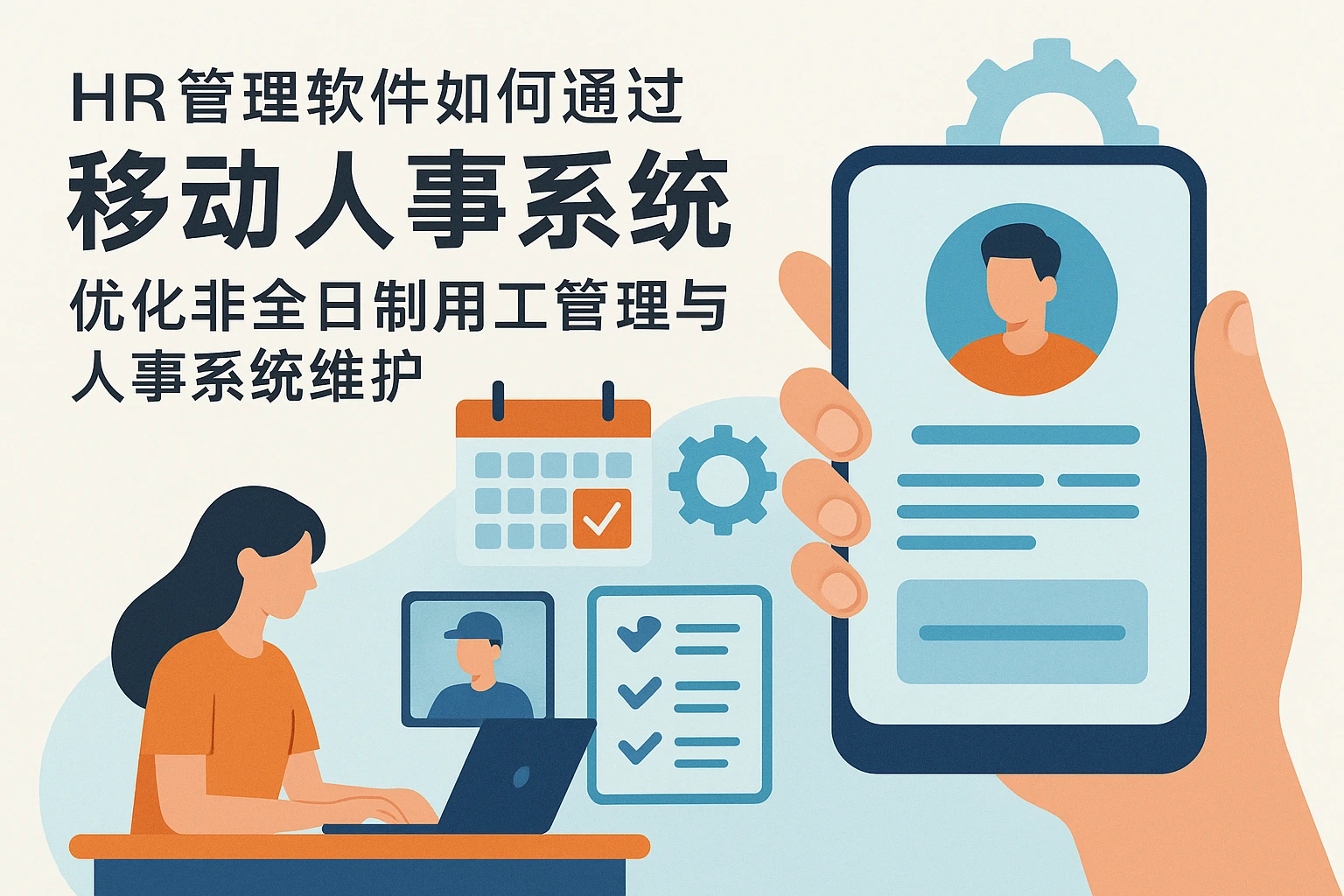 HR管理软件如何通过移动人事系统优化非全日制用工管理与人事系统维护