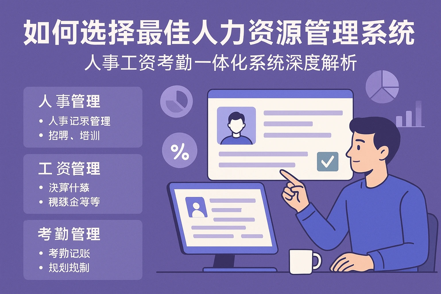 如何选择最佳人力资源管理系统：人事工资考勤一体化系统深度解析