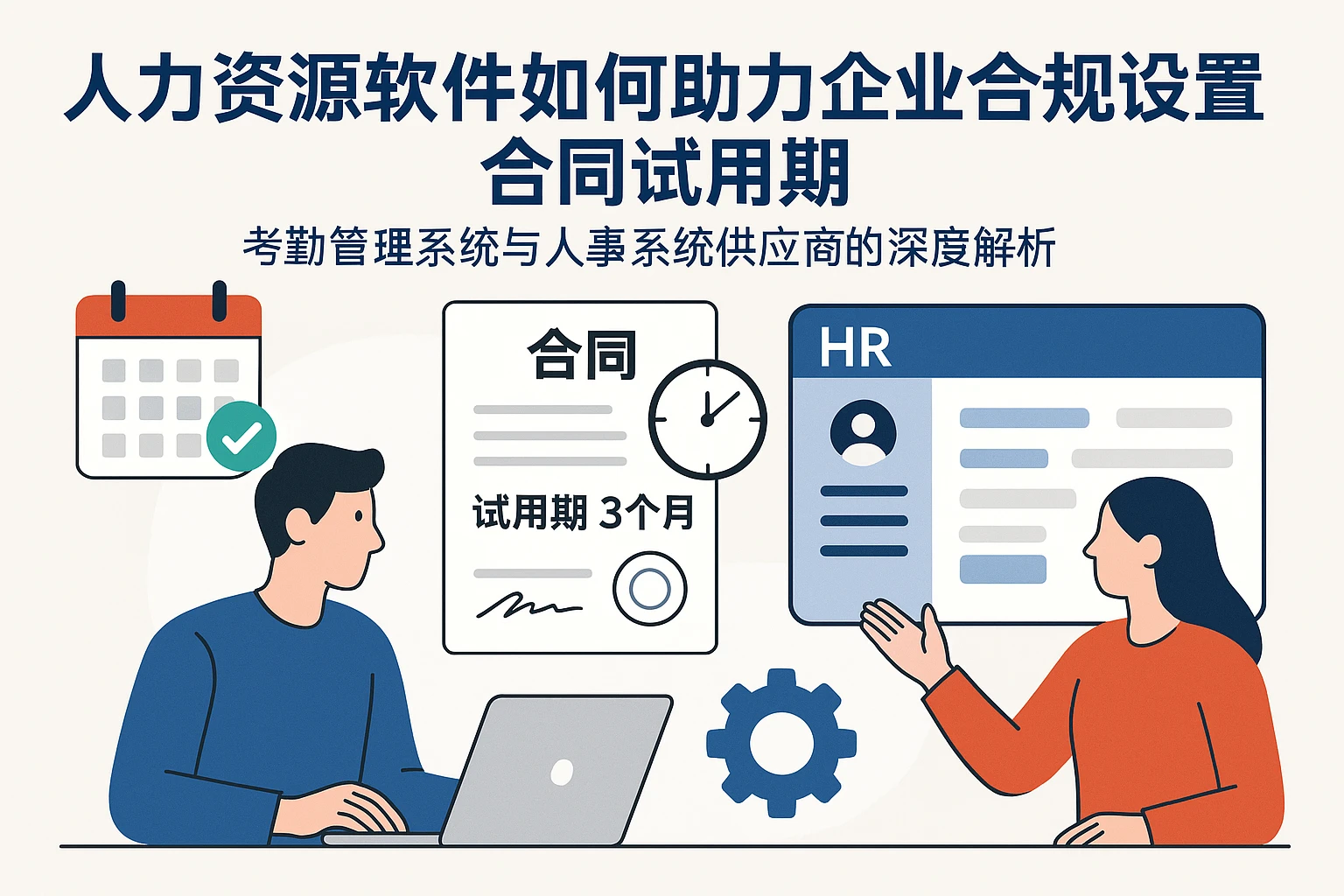 人力资源软件如何助力企业合规设置合同试用期——考勤管理系统与人事系统供应商的深度解析