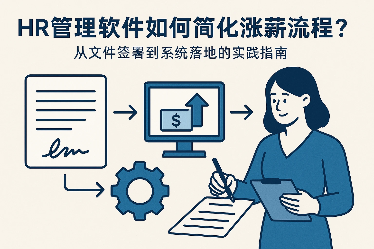 HR管理软件如何简化涨薪流程？从文件签署到系统落地的实践指南