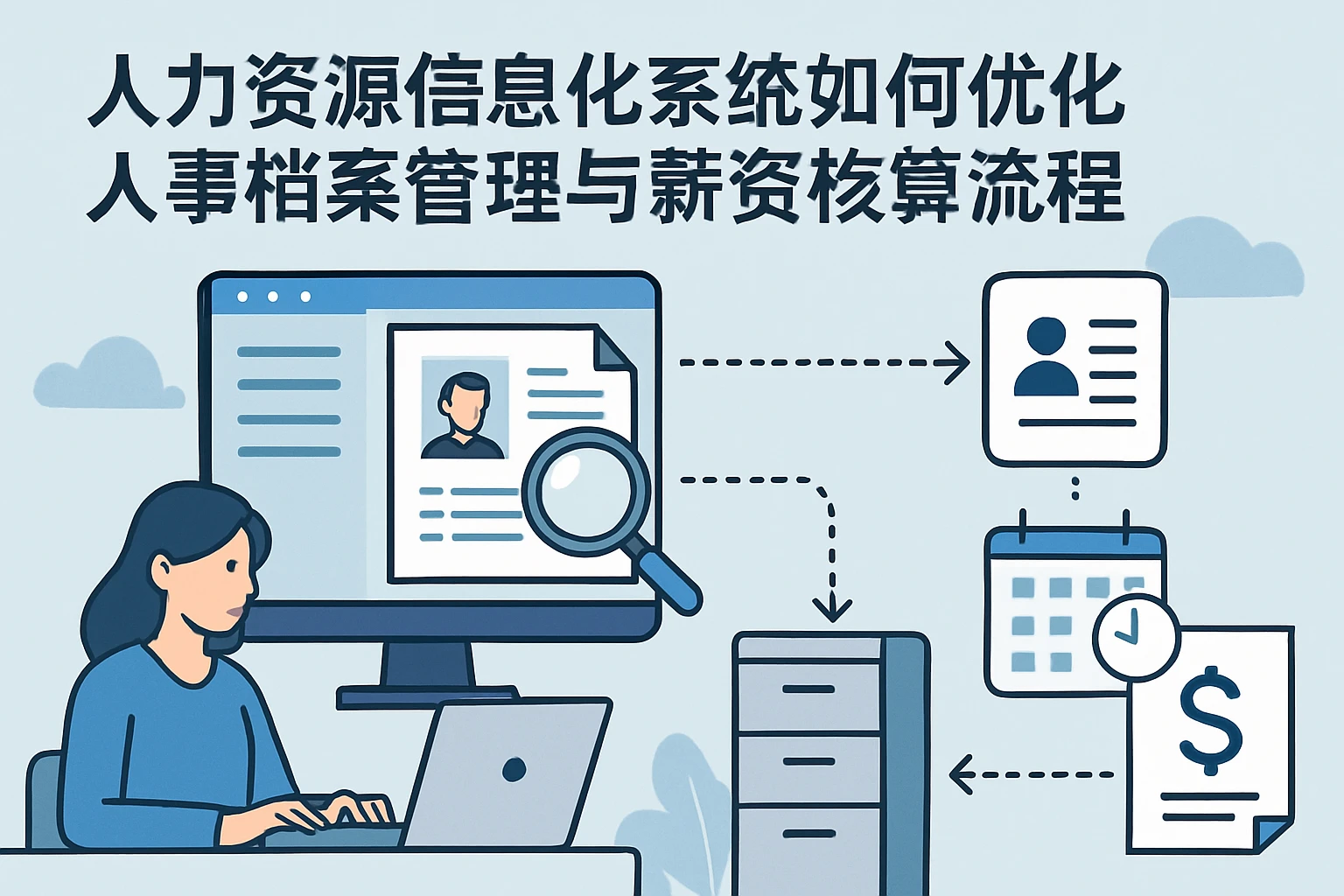 人力资源信息化系统如何优化人事档案管理与薪资核算流程