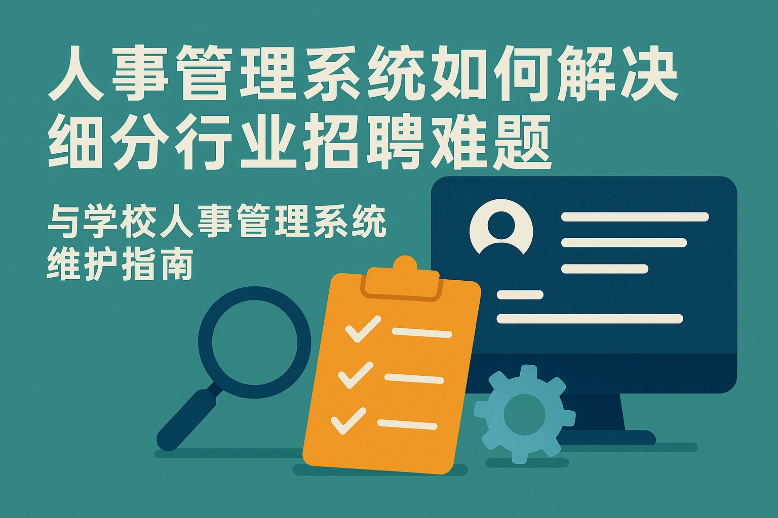人事管理系统如何解决细分行业招聘难题与学校人事管理系统维护指南