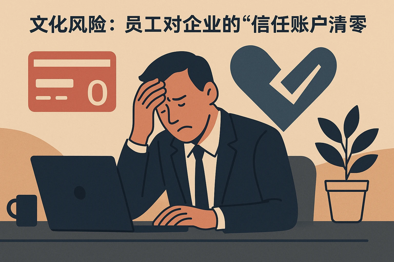 2. 文化风险:员工对企业的“信任账户”清零