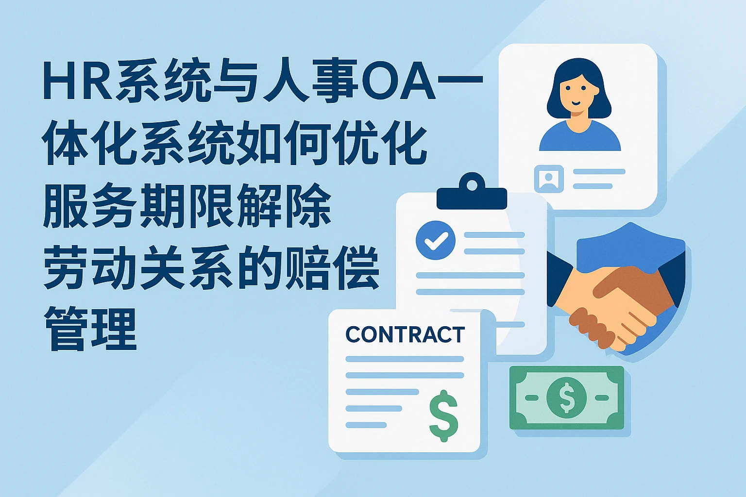 HR系统与人事OA一体化系统如何优化服务期限解除劳动关系的赔偿管理