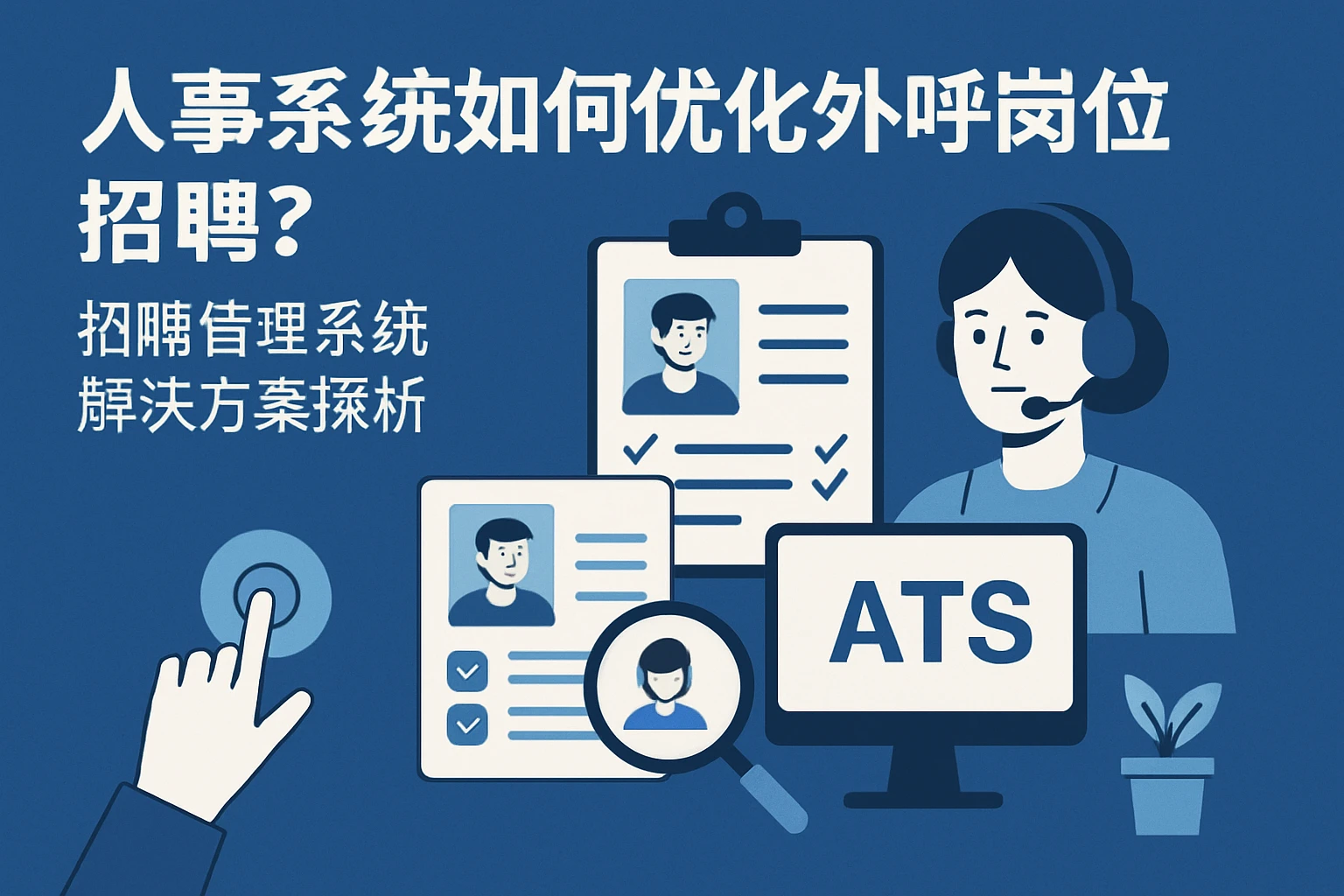 人事系统如何优化外呼岗位招聘？招聘管理系统解决方案探析