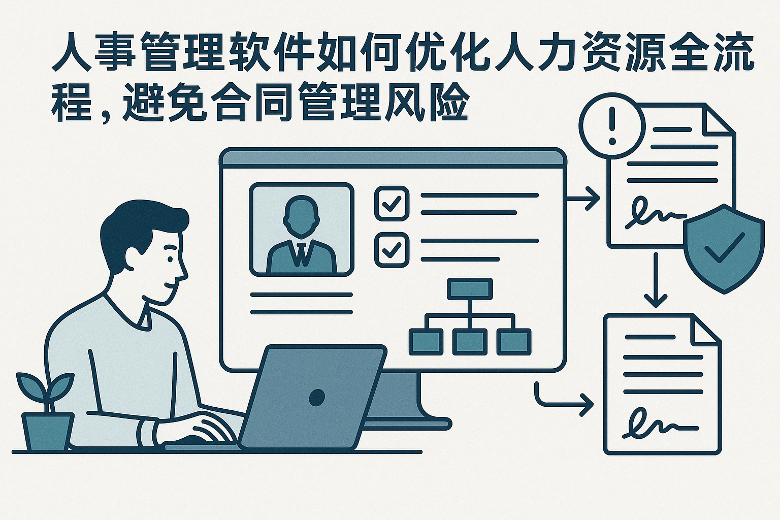 人事管理软件如何优化人力资源全流程系统,避免合同管理风险