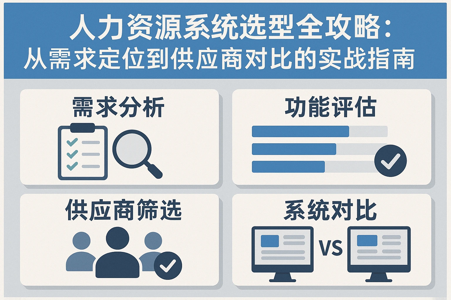 人力资源系统选型全攻略：从需求定位到供应商对比的实战指南