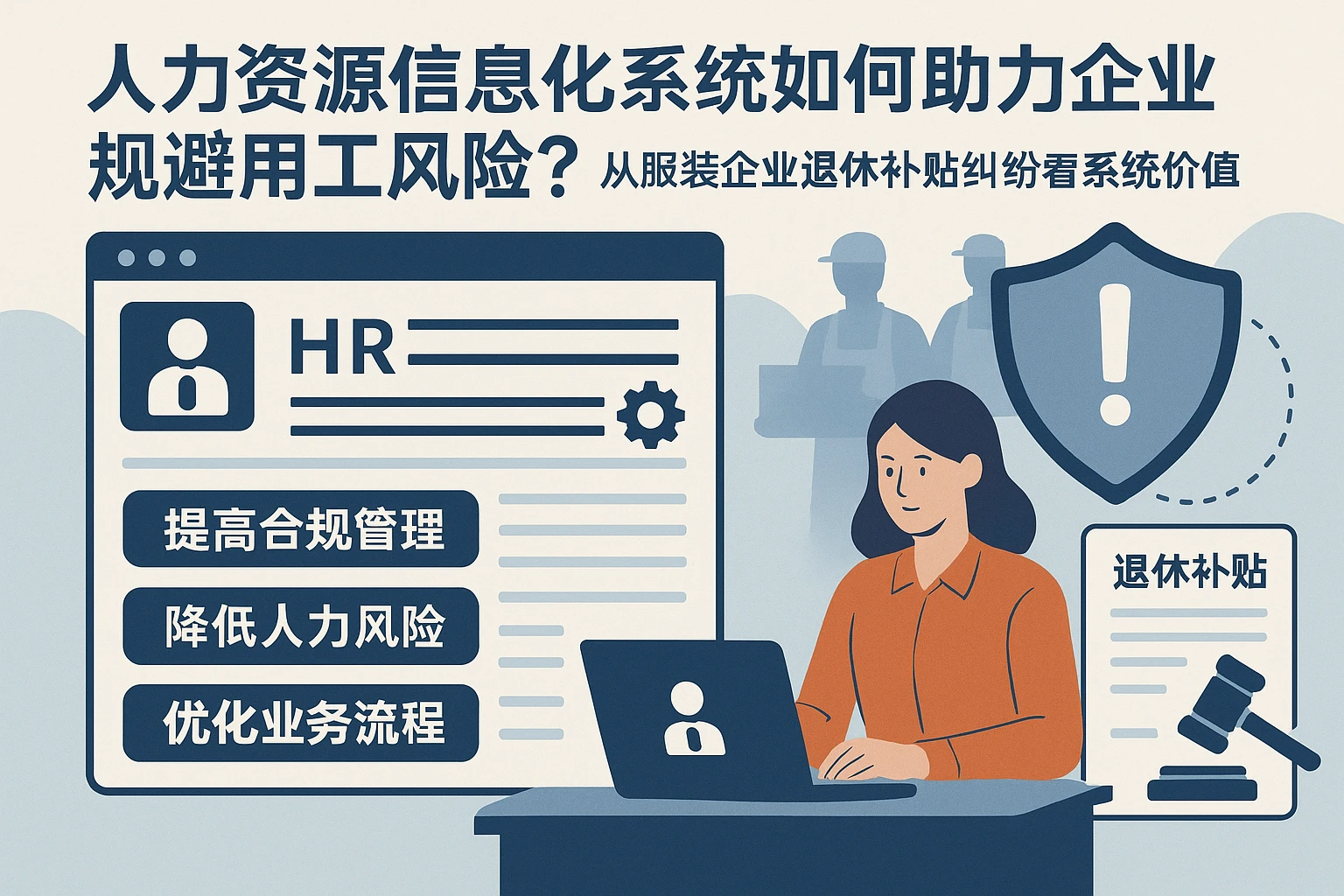 人力资源信息化系统如何助力企业规避用工风险？从服装企业退休补贴纠纷看系统价值