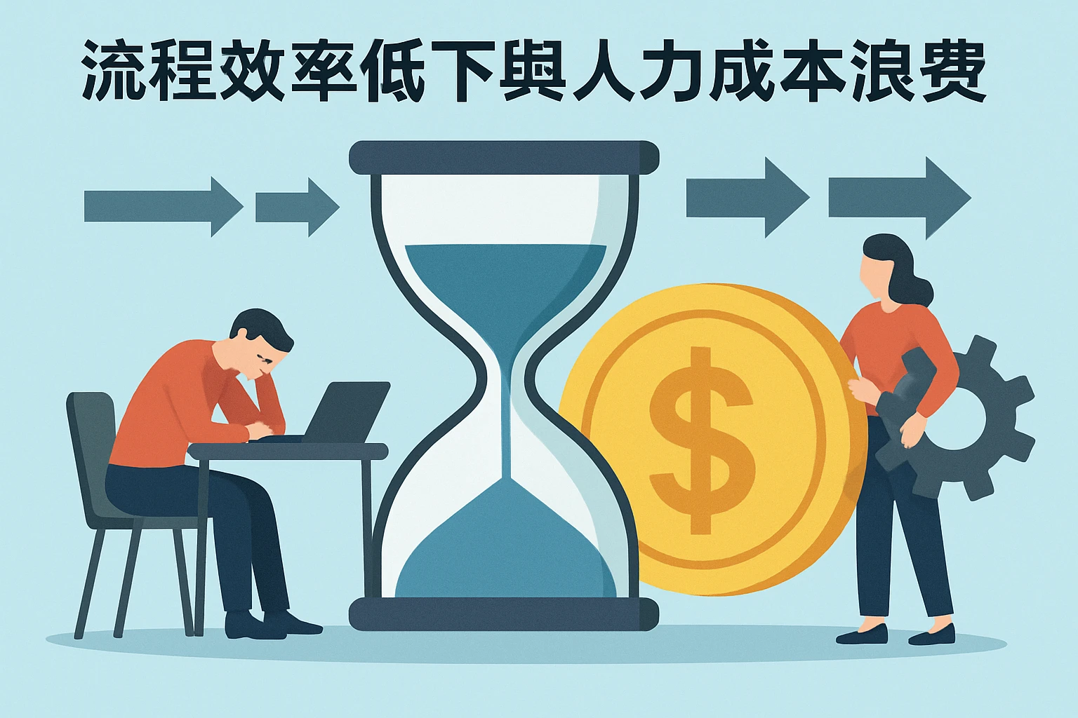 流程效率低下与人力成本浪费