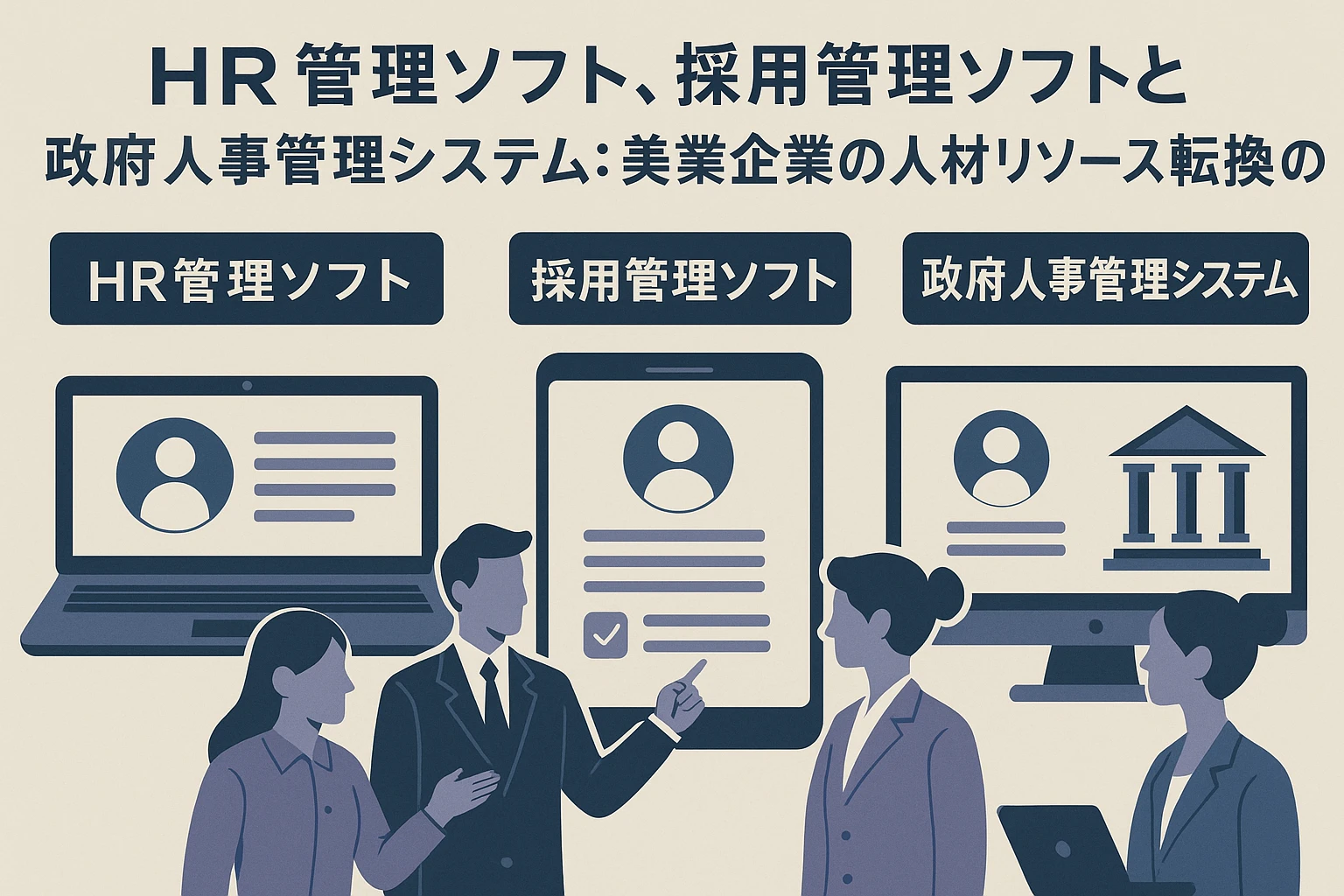 HR管理软件、招聘管理软件与政府人事管理系统：美业企业的人力资源转型之路