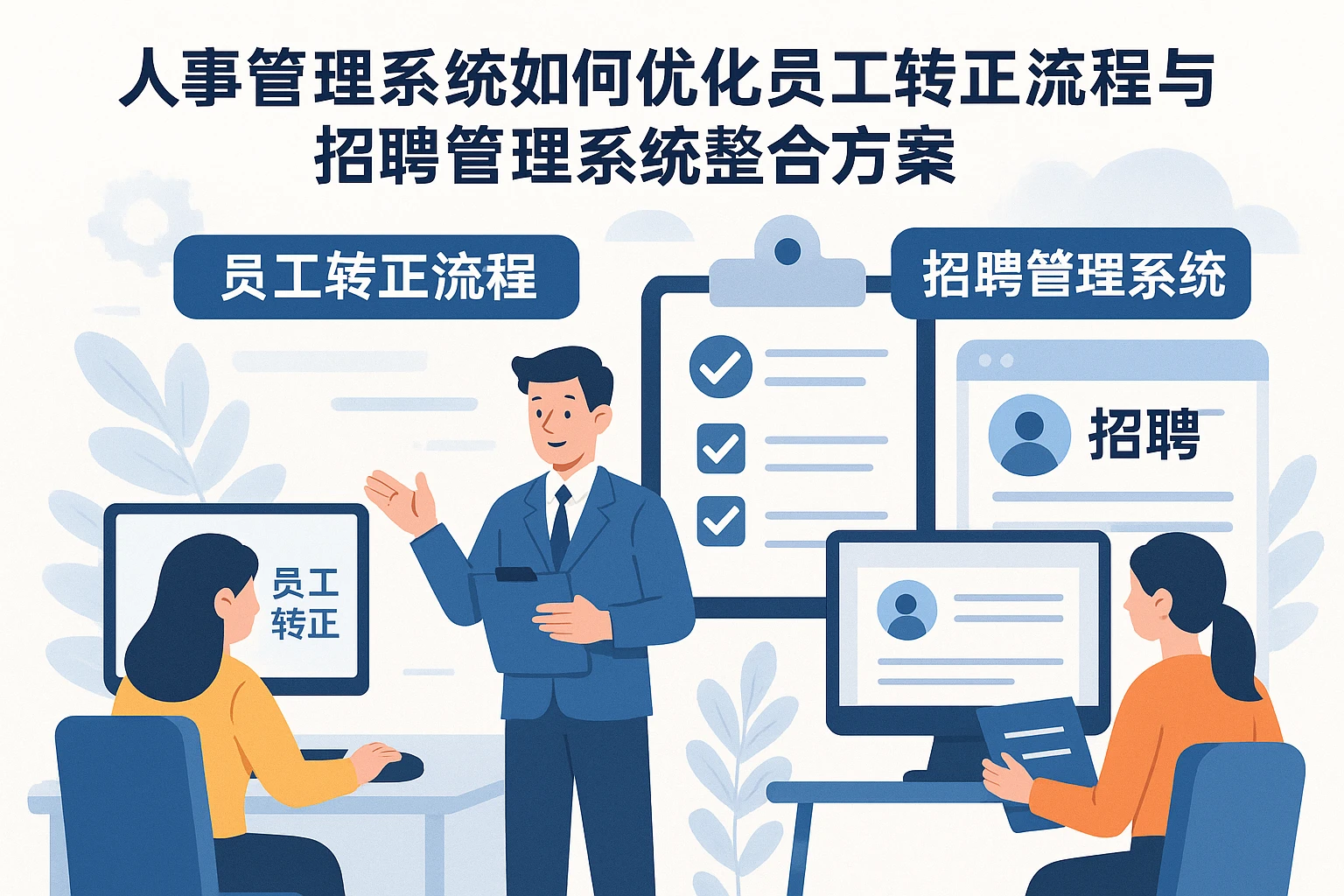 人事管理系统如何优化员工转正流程与招聘管理系统整合方案