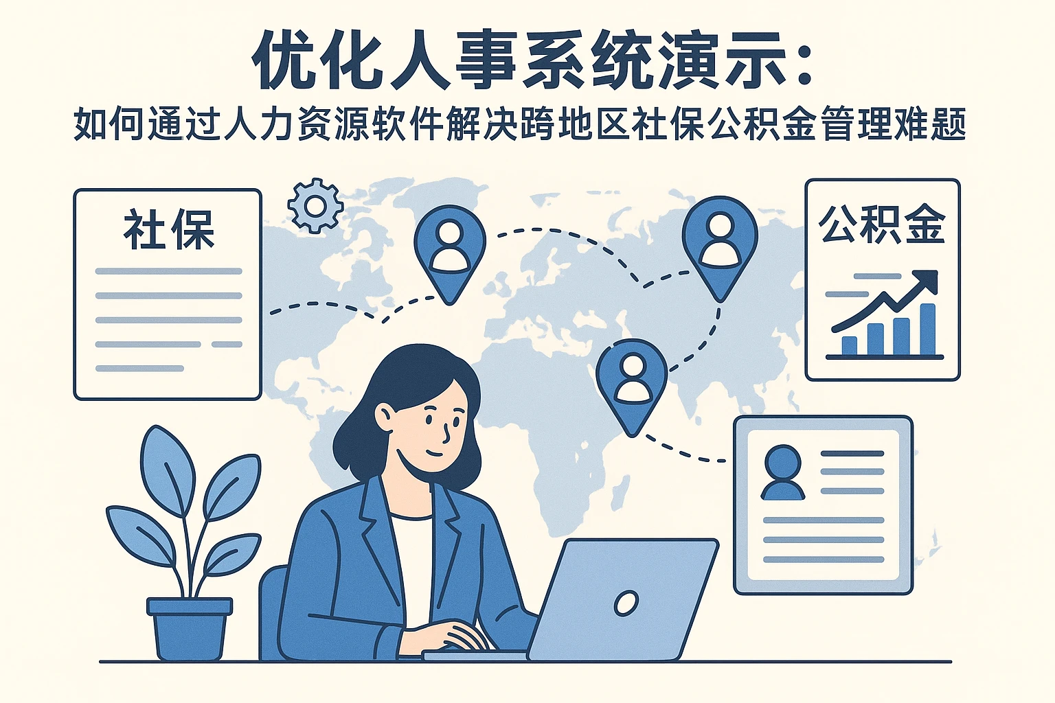 优化人事系统演示：如何通过人力资源软件解决跨地区社保公积金管理难题