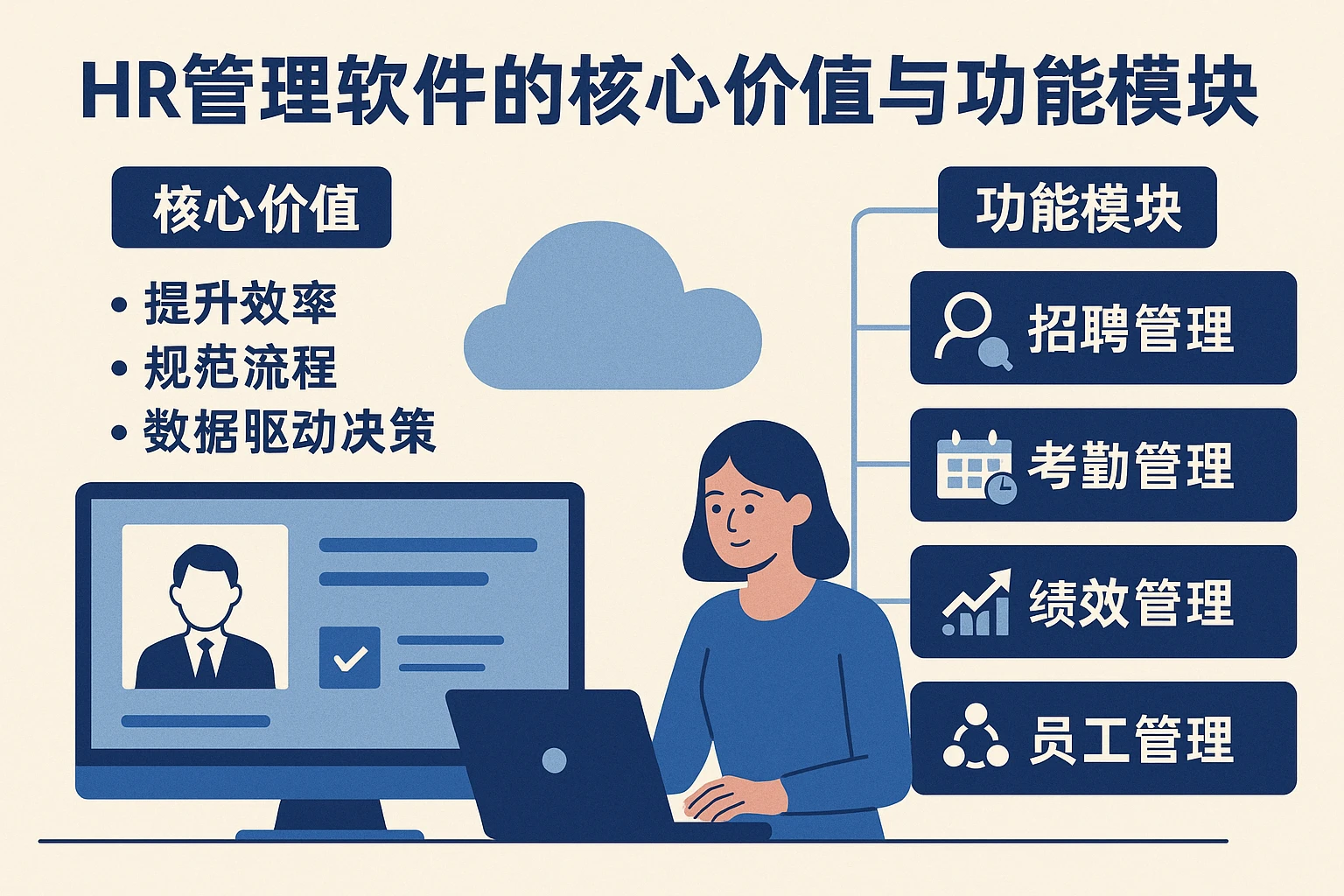 HR管理软件的核心价值与功能模块