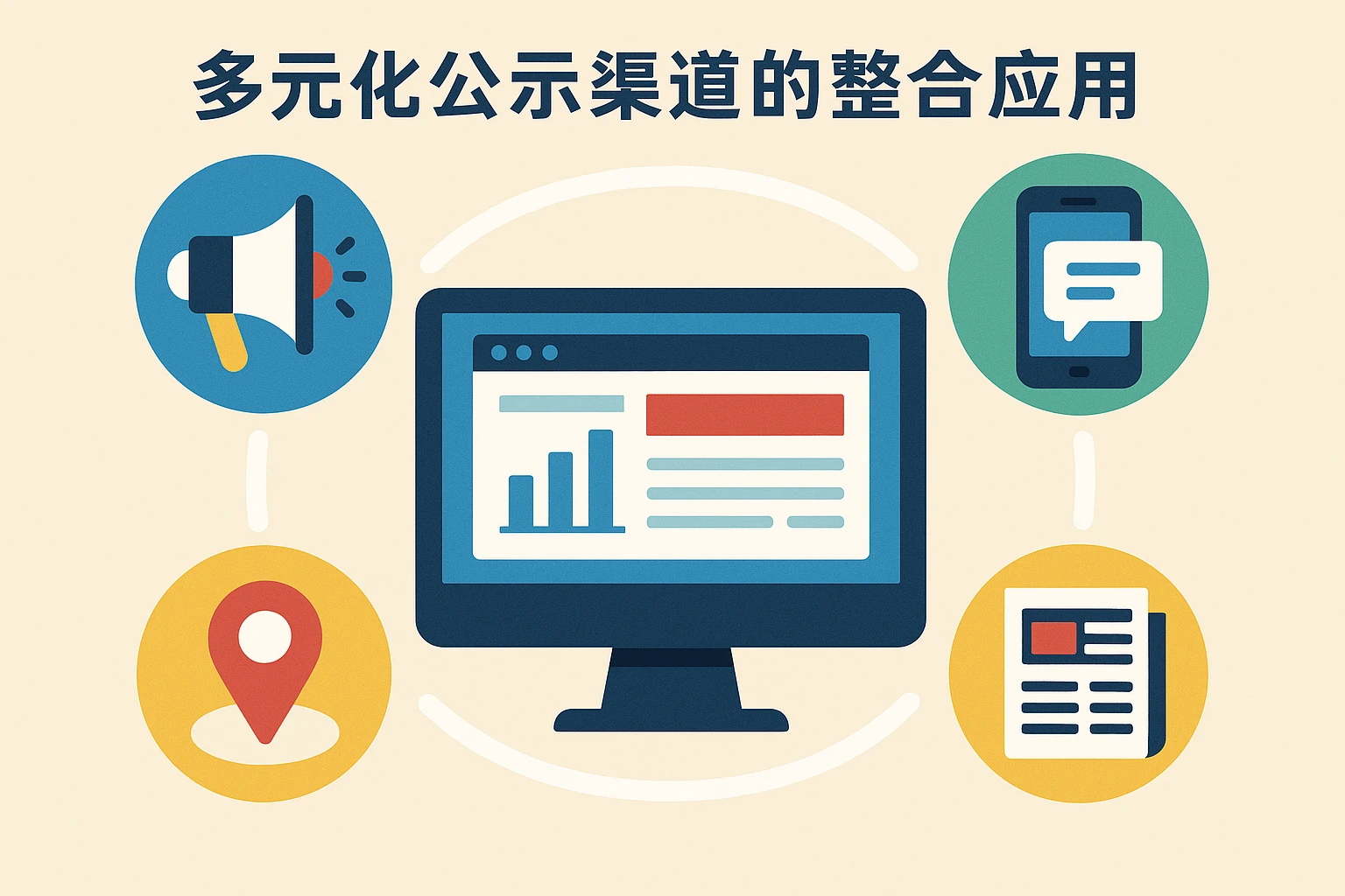 多元化公示渠道的整合应用