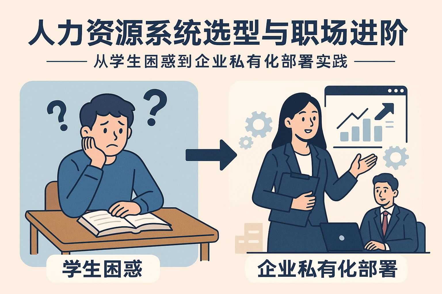 人力资源系统选型与职场进阶:从学生困惑到企业私有化部署实践