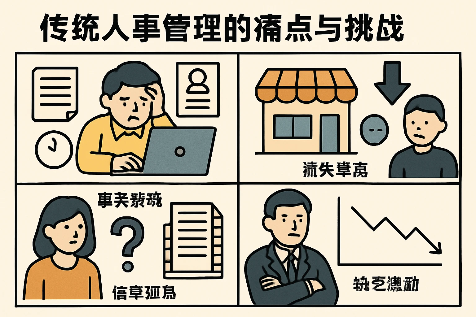 传统人事管理的痛点与挑战
