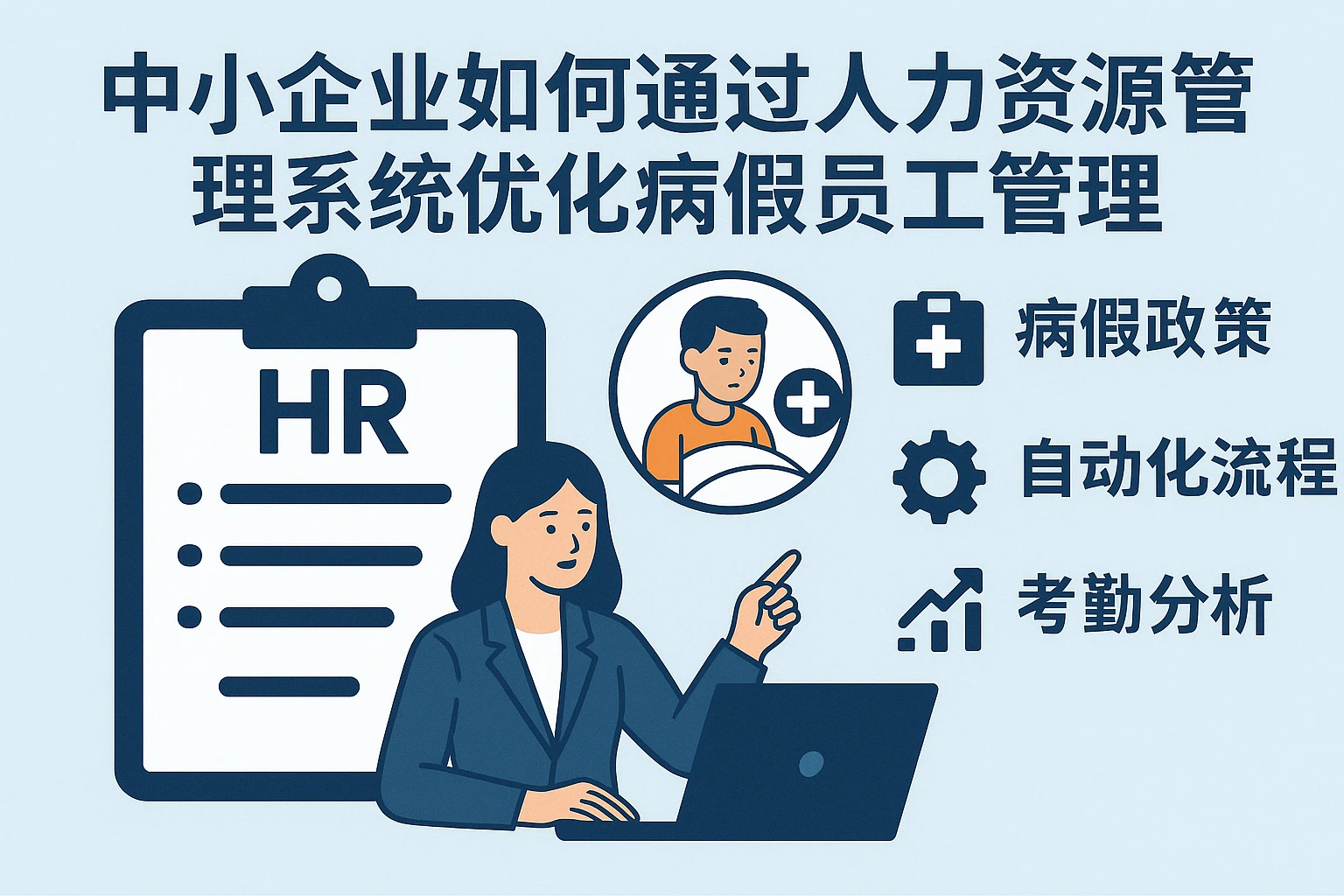 中小企业人事系统如何通过人力资源管理系统优化病假员工管理